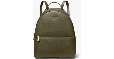 michael kors green handbags|michael kors olive green backpack.